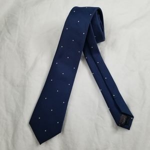 Asos Navy Blue Polka Dot Tie